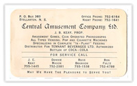 Business Card c.1950